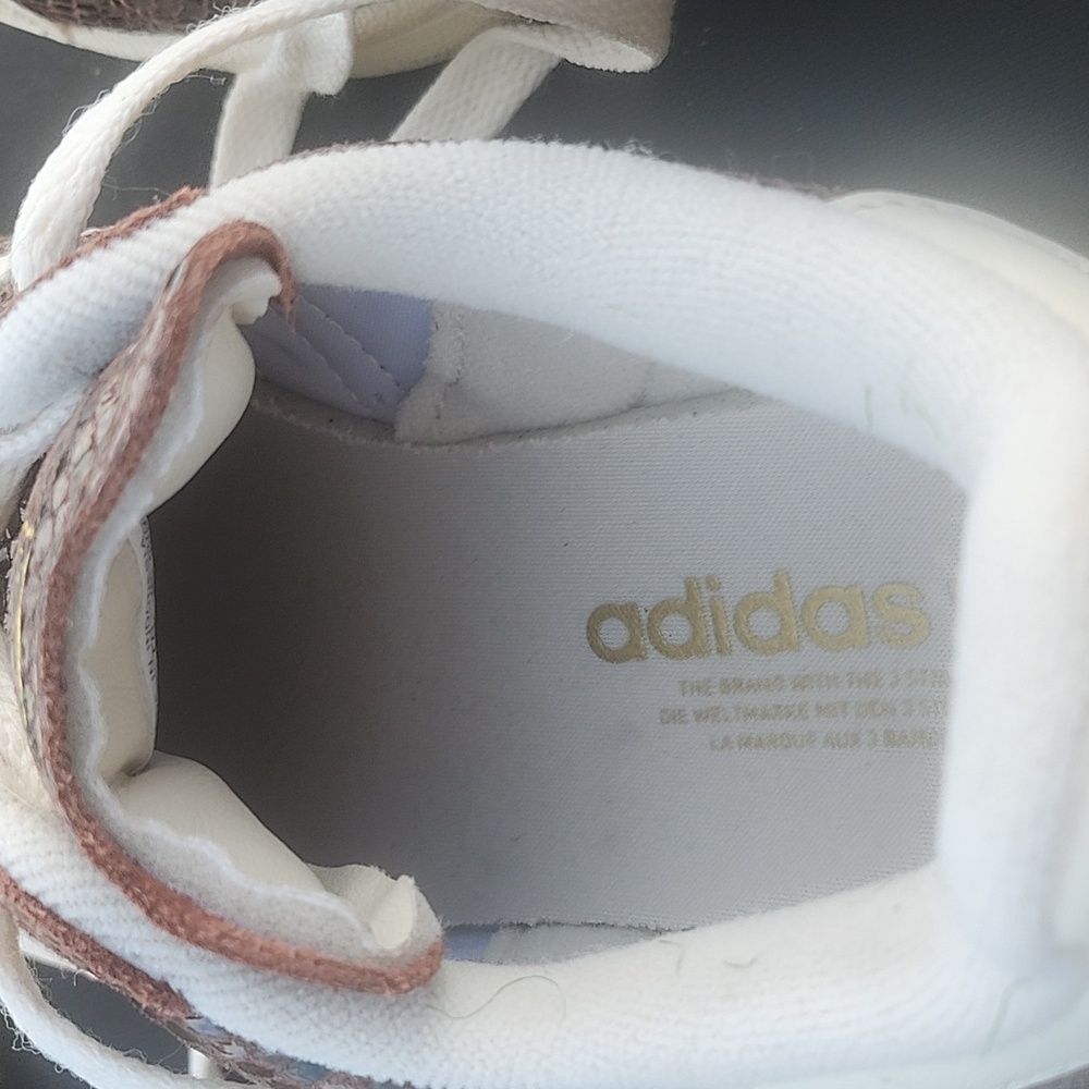 Adidas Superstar II Athletic Shoe Size 6 EUC Brown/Cream/Alumina Brown Snakeskin - Picture 9 of 16